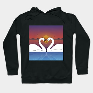 Valentine's Day | Swans In Love Hoodie